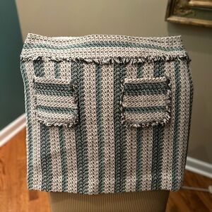 Etcetera Black and White Knit Skirt